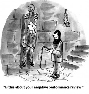 Seems negative performance reviews can have consequences